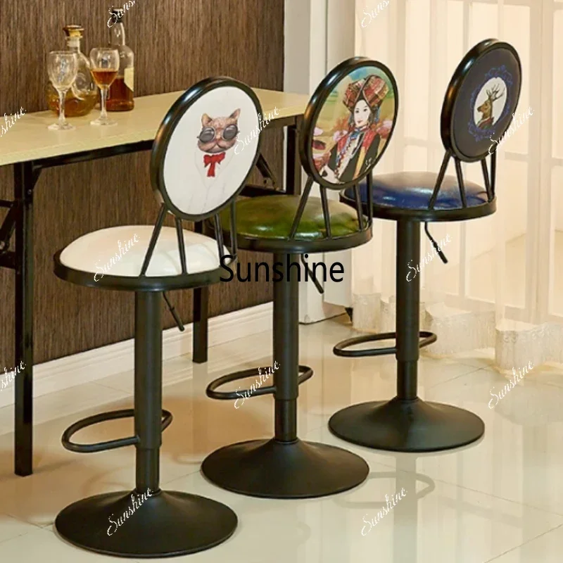 Trendy Quality White Bar Chairs Lounge Designer Black Modern Bar Chairs Living Room Nordic Taburete Cocina House Accessories