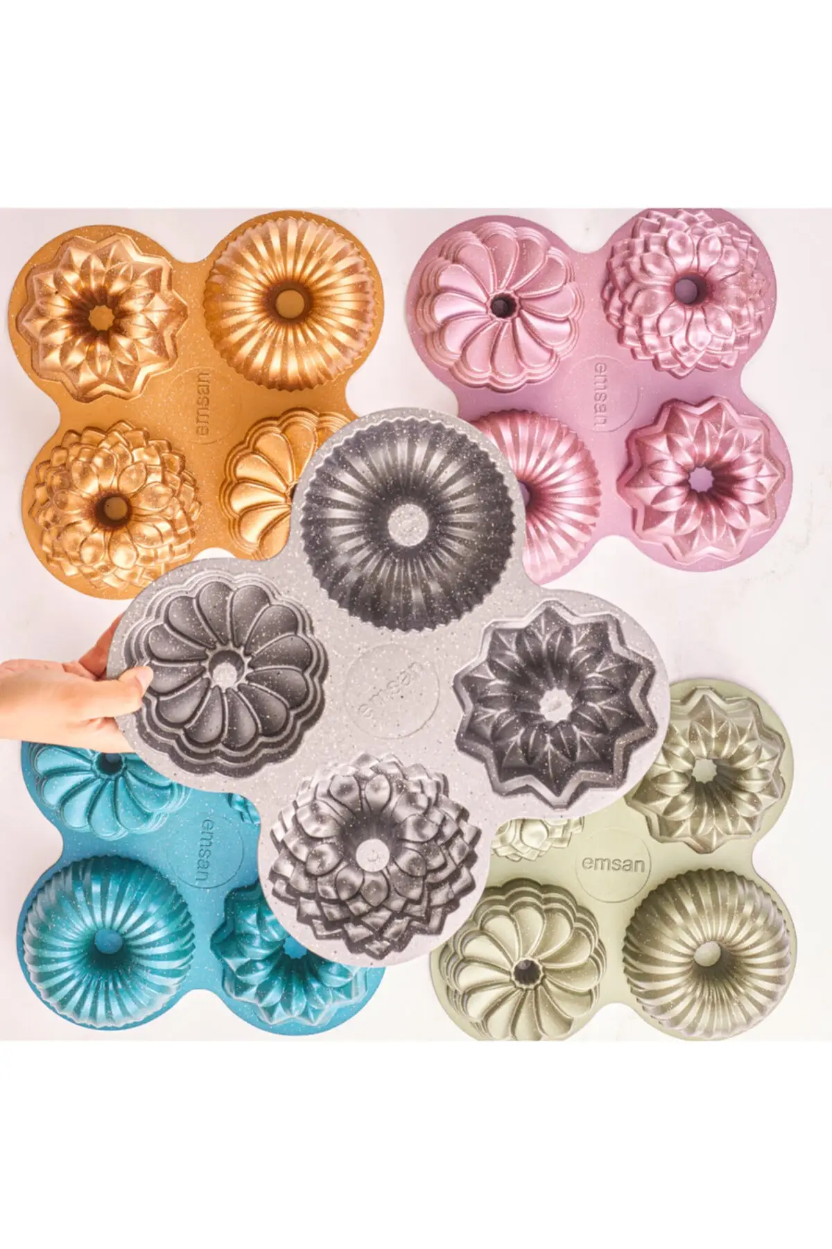 Emsa Griss One & vier Grau Kuchen Form