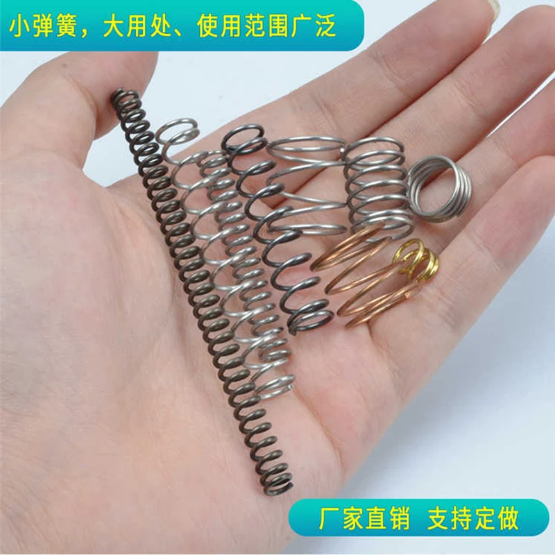 Toilet Spring Press Spring Stainless Steel Wire 1.0 Wire Diameter 0.9 Size Length 304 Compression Return Y Mechanical Spring