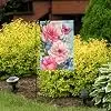 Pink Peonies Spring Garden Flag 18