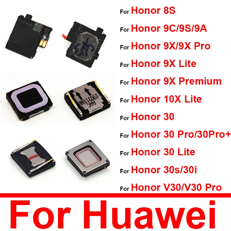 Alto-falante para huawei honor v30 30s 8s 9s 9c 9a 10x 9x 30 lite pro plus 9x premium fone de ouvido alto-falante peças de reposição