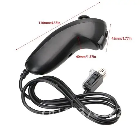 Nunchuck Nunchuk Video Game Controller Remote For Nintendo Wii Console 5 Colors