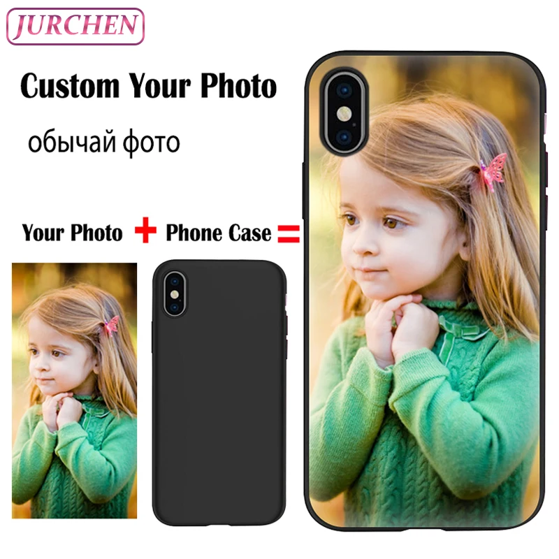 Custom Photo Name Case For iPhone 15 16 14 13 12 Mini 11 Pro 8 7 Plus 5 5S S 13Pro Max SE 2020 2022 DIY Logo Silicone TPU Cover