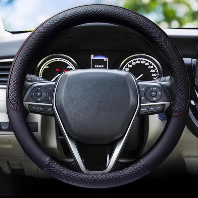 Microfiber Leather Steering Cover 5