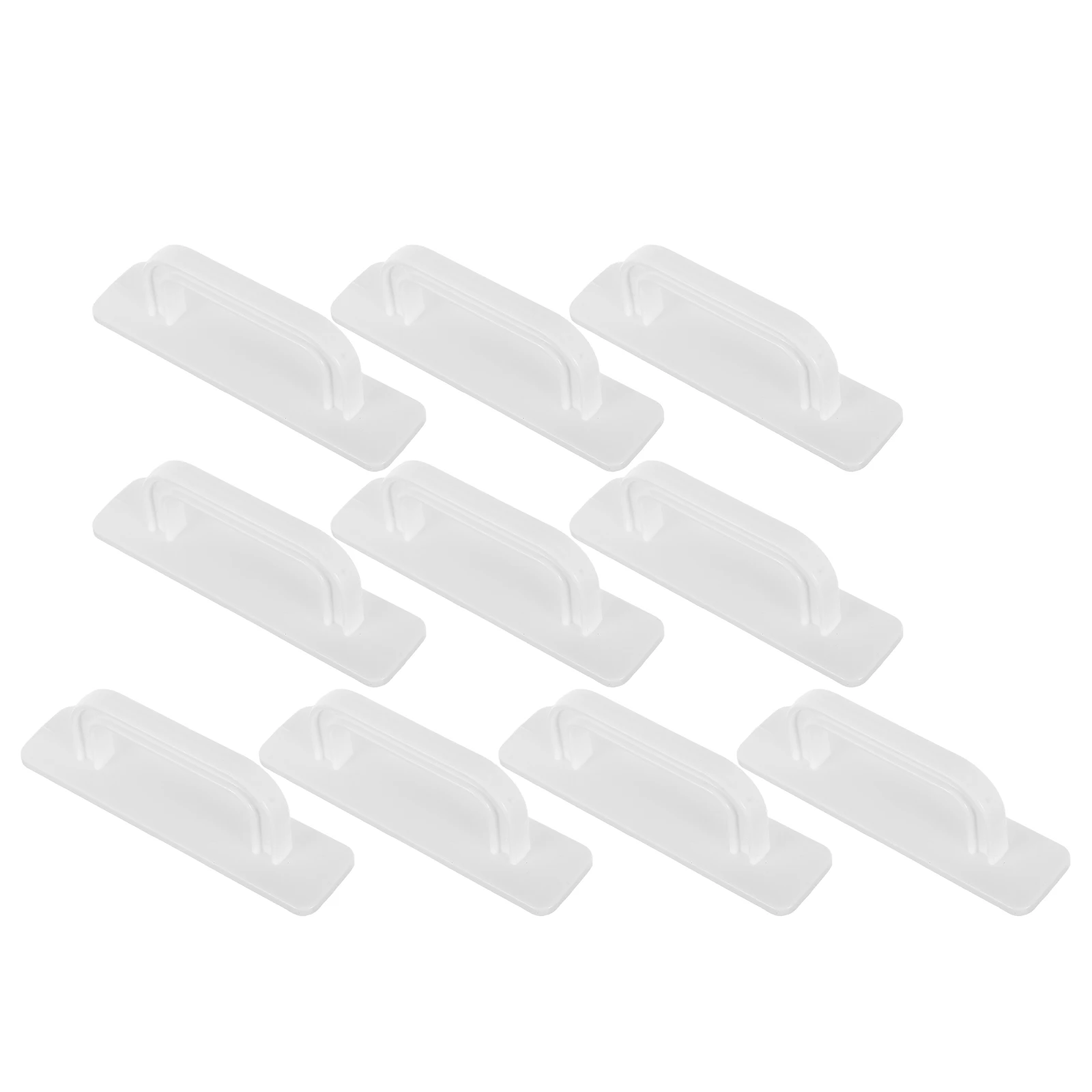 

5Pairs Stick on Cabinet Handles Self Adhesive Drawer Pulls No Drill Required for Closet Dresser Glass Door Use