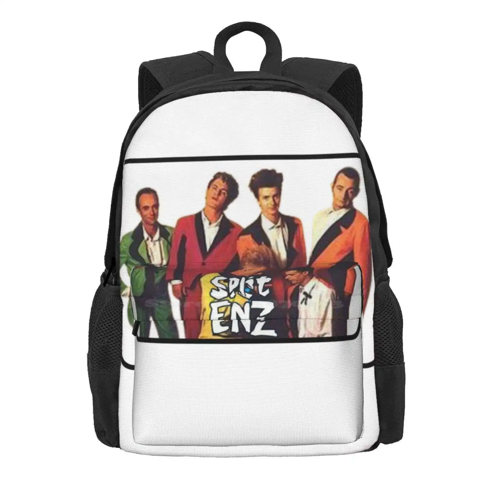 Split Enz Hot Sale Schoolbag Backpack Fashion Bags New Wave Split Enz Neil Finn Crowded House New Zealand Tim Finn