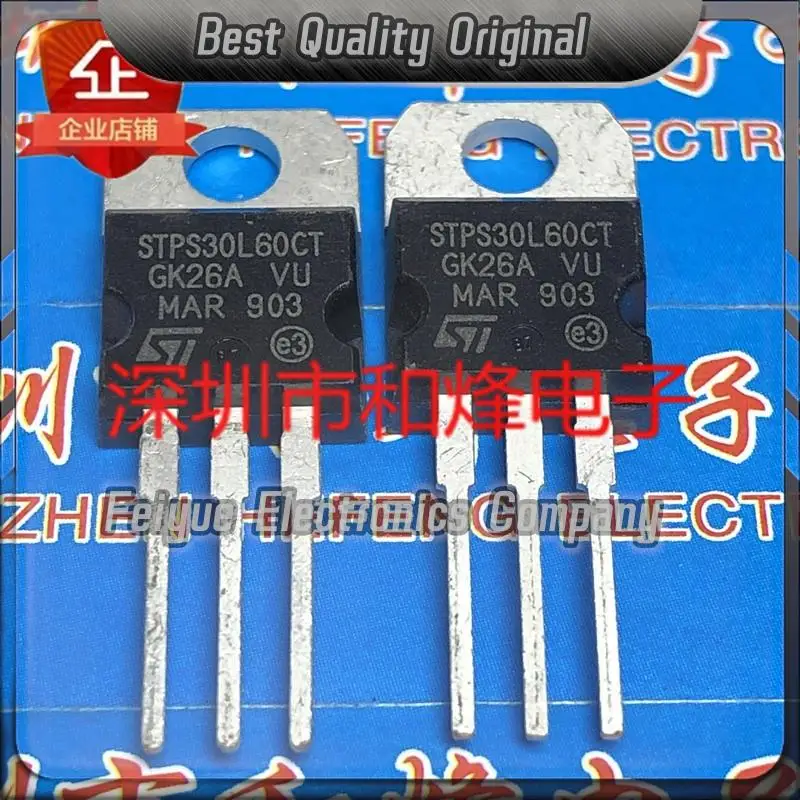 5PCS-20PCS  STPS30L60CT STPS30L60  TO-220 60V 30A    Best Quality Imported Original