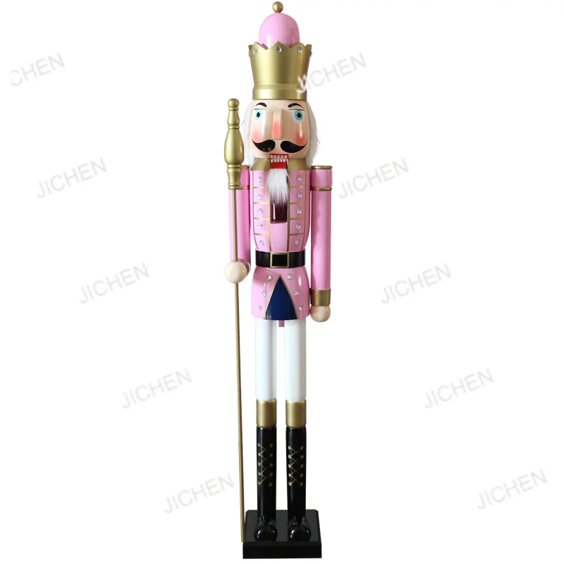 

Giant Christmas Nutcracker 1.5m Life Size Nutcrackers Christmas Party Wooden Nutcrackers