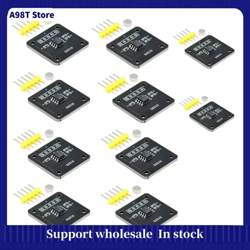 

Модуль магнитного энкодера A98T MT6701, 14-битный высокоточный датчик измерения угла для Arduino, магнитная индукция (10 шт.)