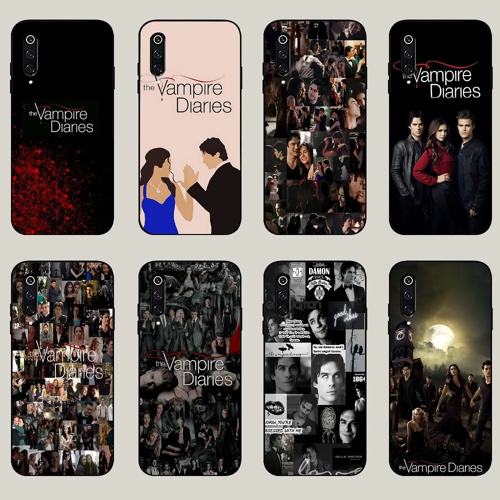 The V-vampire D-Diaries Phone Case For Xiaomi 11 Redmi Note 11 5G 8T 9A 9 10T Note8Pro Note9 12SUltra Black Case