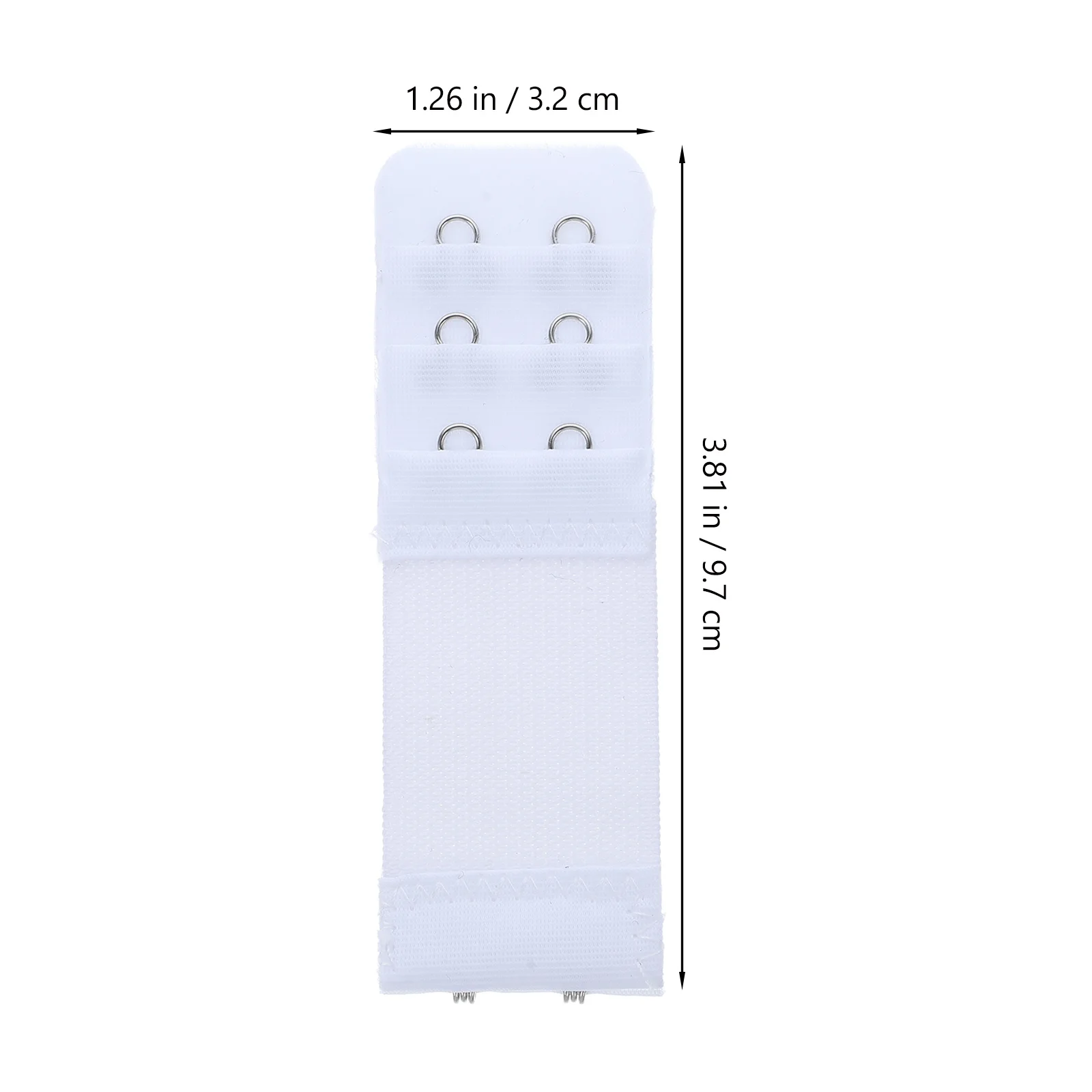 6Pcs Bra Extenders Elastic Extension Buckle Comfortable Strap 3 Rows Hooks Adjust Bras Pregnancy Weight Gain Bra Extender