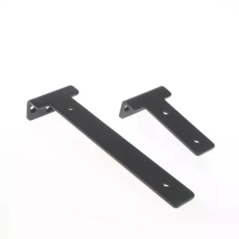 1Set 100mm-300mm L-shape Partition Support Brackets Shelf Brackets Industrial Metal Bracket Wall Mount Fixed Rack With Screw