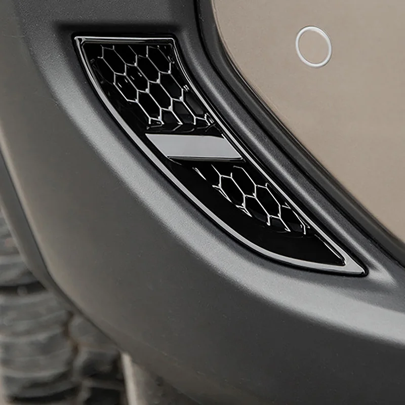 

2Pcs/set Fog Lamp Frame Front Bumper Fog Lamp Trim Air Intake Insect Screen Fit For Toyota Prado LC250 2024-2025 Car Accessories