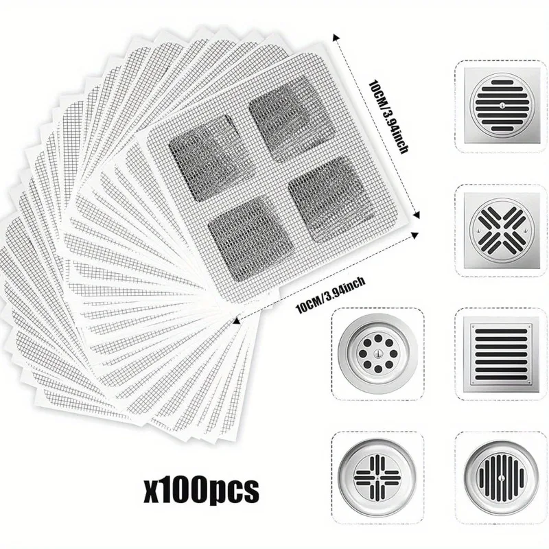 

Window Screen Repair Stickers High Viscosity Self-Adhesive Hole Filling Patches Insect Mosquito Proof Drainage Hole Stickers