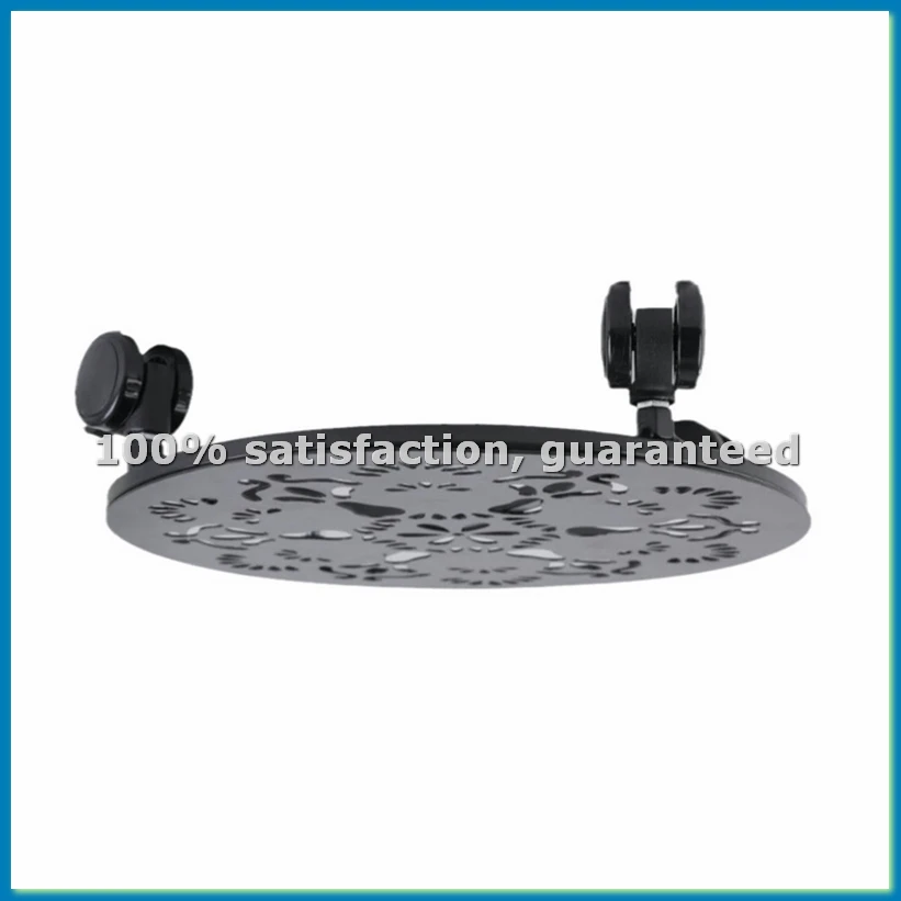 12 Inches Large Metal Plant Stands with Wheels Round Planter Pot Mover Rollers Plant Stands-A57M