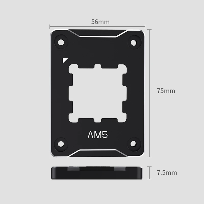 Модернизированная контактная рамка процессора AM5 AM5, полностью фиксированное, не оставляющее следов крепление для протектора