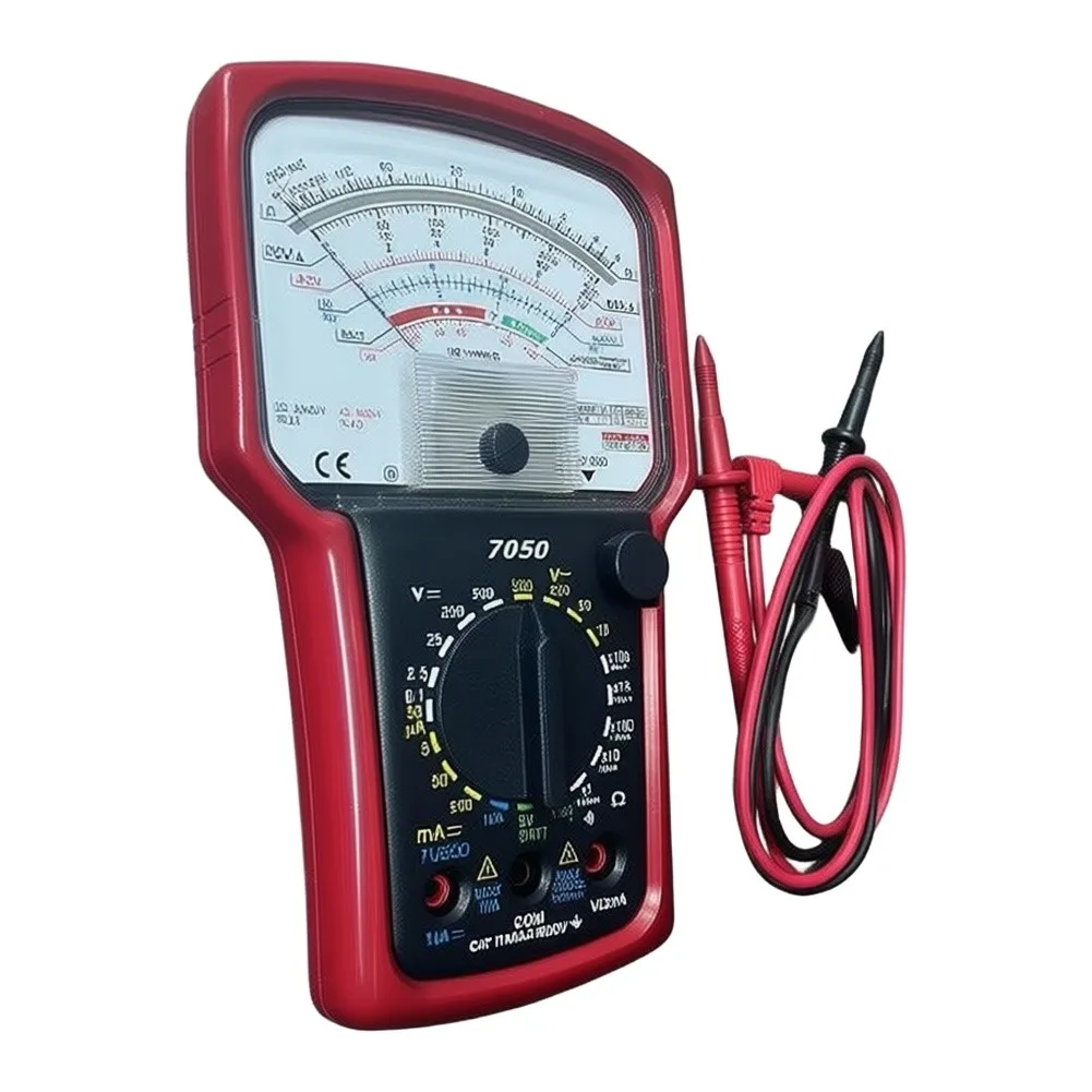 KT7050 Analog Multimeter with Manual Range Selection for Optimal Resolution and Minimized Measurement Error All Functions