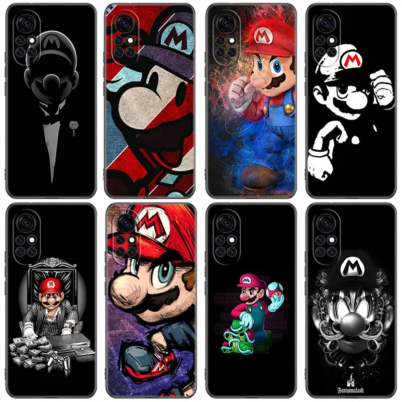 Super Bros Retro Game Phone Case For Huawei Honor 60 50 Mate 40 30 20 10 Lite Nova 9 8 Pro 7 SE Y60 30S 8i 7i 5T Premium Cover