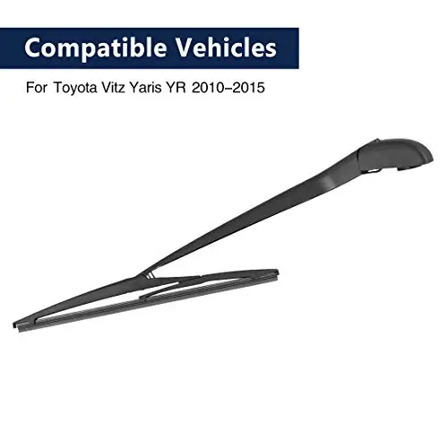 

12 Inch 310mm Black Rear Wiper Arm With Blade For Toyota Vitz Yaris YR 2010–2015
