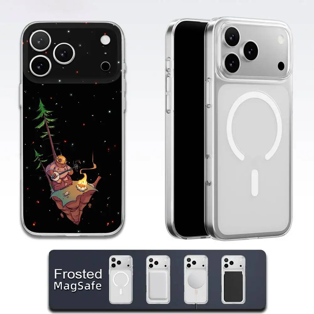 حافظة هاتف O-Outer Wilds Game لهاتف iPhone 17,16,15,14,13,12,11,Pro,Max,Plus,E,Air,Mini Magsafe شفاف #2