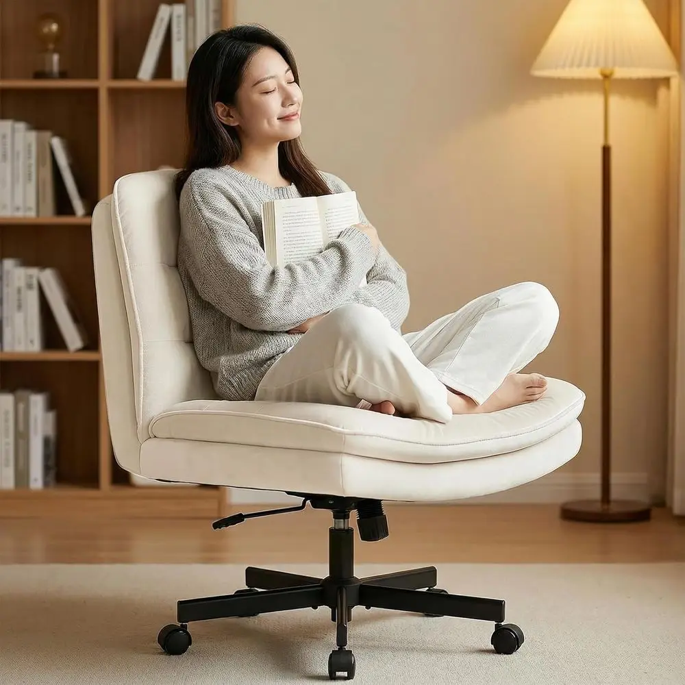 

Legged Oice , ArmlDesk Chair Cute Vanity Chair with Wheels Computer Comy Wide Oice Adjustable Swivel or Home