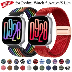 Nylon Strap for Redmi Watch 5 Active Lite Band Magnetic Braided Bracelet Wristband for Xiaomi Redmi 5 Active Correa Accessories