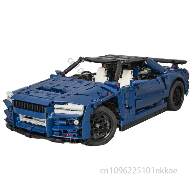 

MOC Skyline R34 супер спортивный гоночный автомобиль масштаб 1:12 строительные блоки модель DIY технический гиперкар автомобиль кирпичи детские игрушки подарки