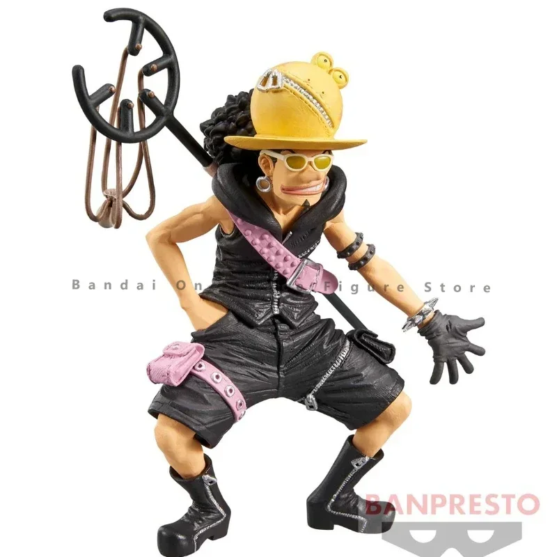 Bandai BANPRESTO DXF asli dalam stok asli satu bagian figur aksi Usopp merah mainan animasi hadiah Model kolektor Anime hobi asli