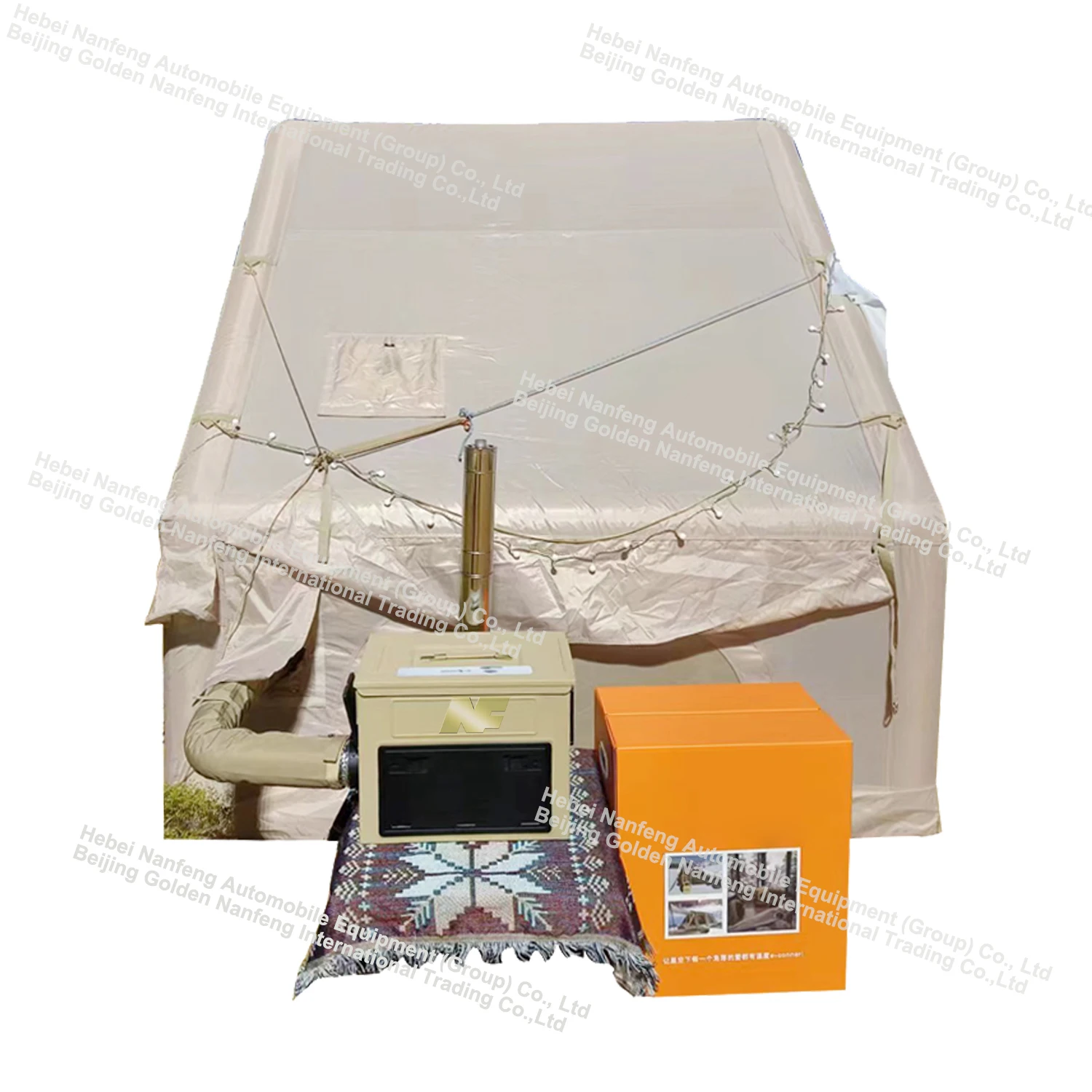 Mobile Heat Source Camp Heating Self-generating Portable Tent air diesel Heater for Truck Rv Camper