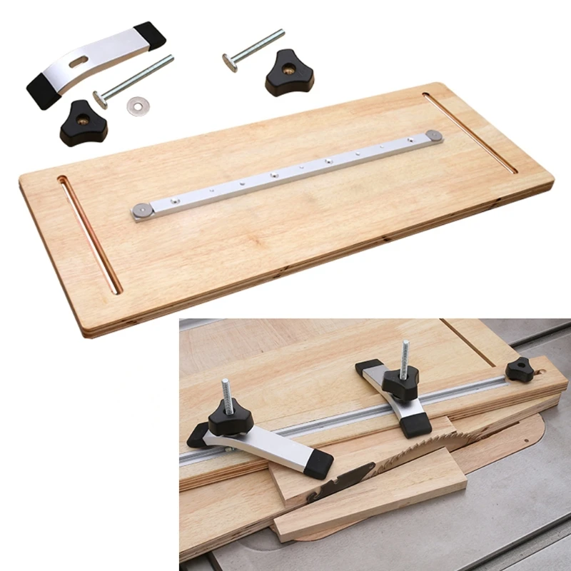 Double-Cut Jig T-Slot Miter 19x9.5mm Bandsaw Jig Miter Track for Router