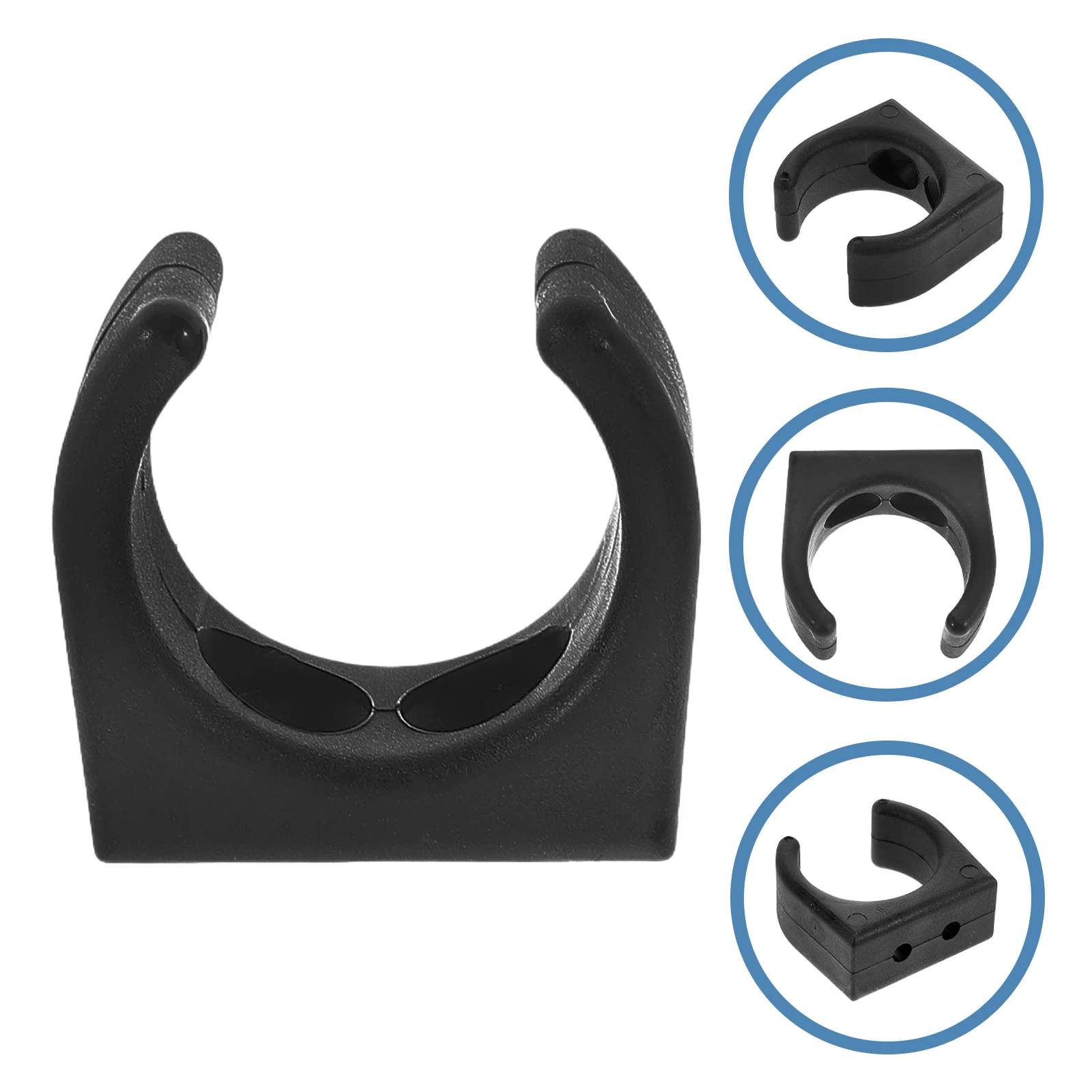 

Nylon Pipe Clamp Durable Marine Grade Boat Accessory Sturdy Fixing Buckle For Yacht Paddle Clips Tube Ladder