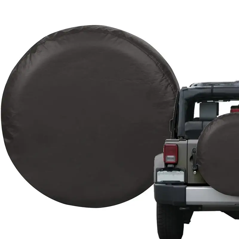 RV Trailer Spare Tire Cover UV-Proof Water Resistant Wheel Covers suitable for 30-32 Inch Tire Oxford Cloth Wheel Tire Protector