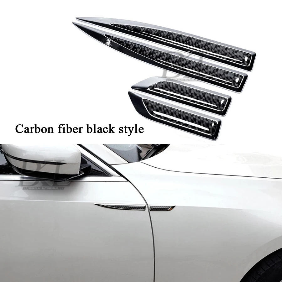 ملصق جانبي لجسم السيارة من ألياف الكربون مناسب لسيارات BMW/مرسيدس بنز/أودي ملصق جانبي معدني ملصق جانبي للجسم