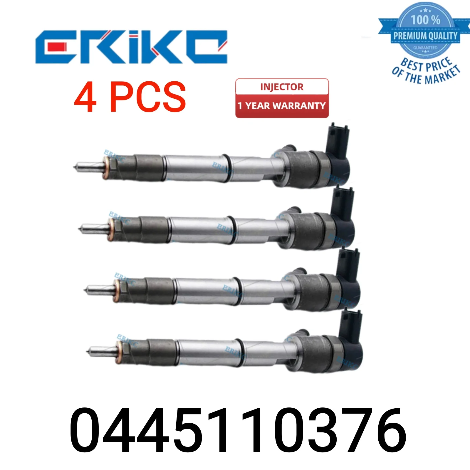 4 PCS 0445110376 Auto Electric Fuel Injector 0 445 110 376 Nozzle Injector 0445 110 376 Injector Body for CUMMINS 5285744