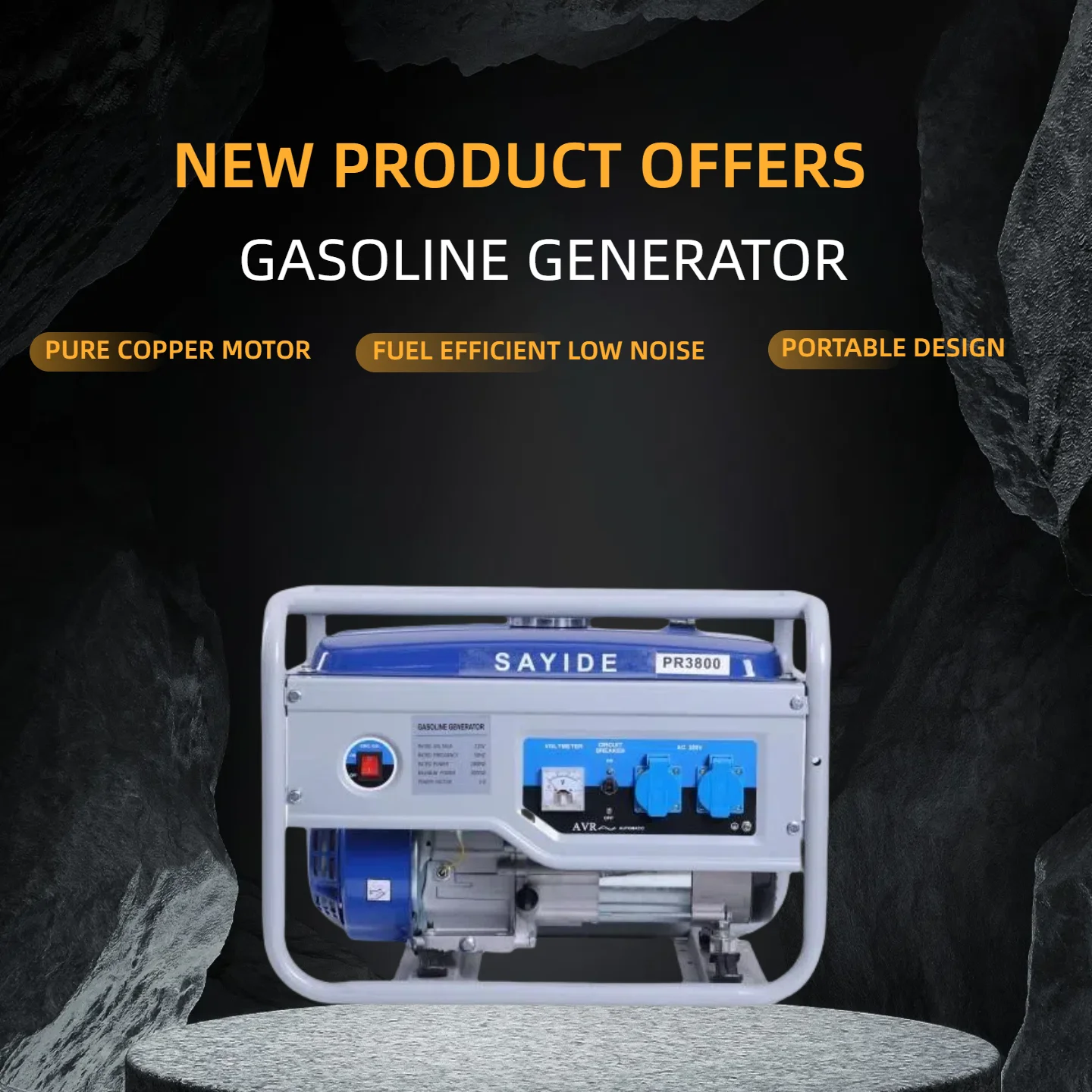 

Emergency Power Supply Suitable for Household Electricity 220v Generator Portable Electricity Generatorspetrol Engine Silent