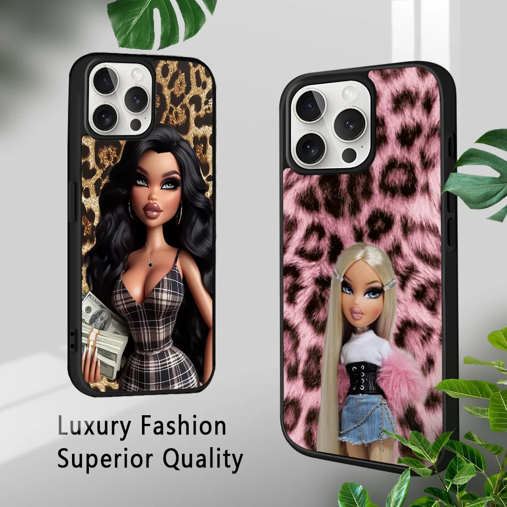 Fashion D-Doll B-Bratz Phone Case For iPhone 16 15 14 13 12 11 Pro Xs Max Mini Plus Celulares Hard Funda