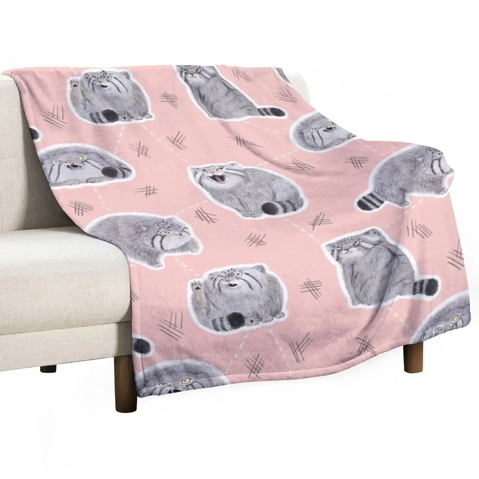 

Pudgy Pallas' Cats Throw Blanket Softest Bed Fashionable Blankets