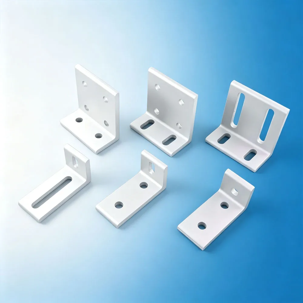 1Pc Adjustable Slotted L Angle Bracket, Unequal Leg 90° Right Angle Connector Fastener for Aluminum Extrusion Profile Frame
