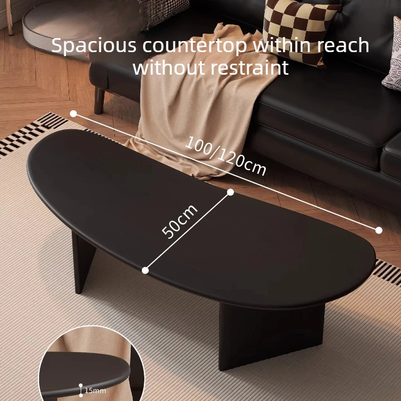 Middle Aged Solid Wood Coffee Table, Living Room, Small Household, Coffee Table, Balcony, Minimalist Tea Table, Coffee Tables