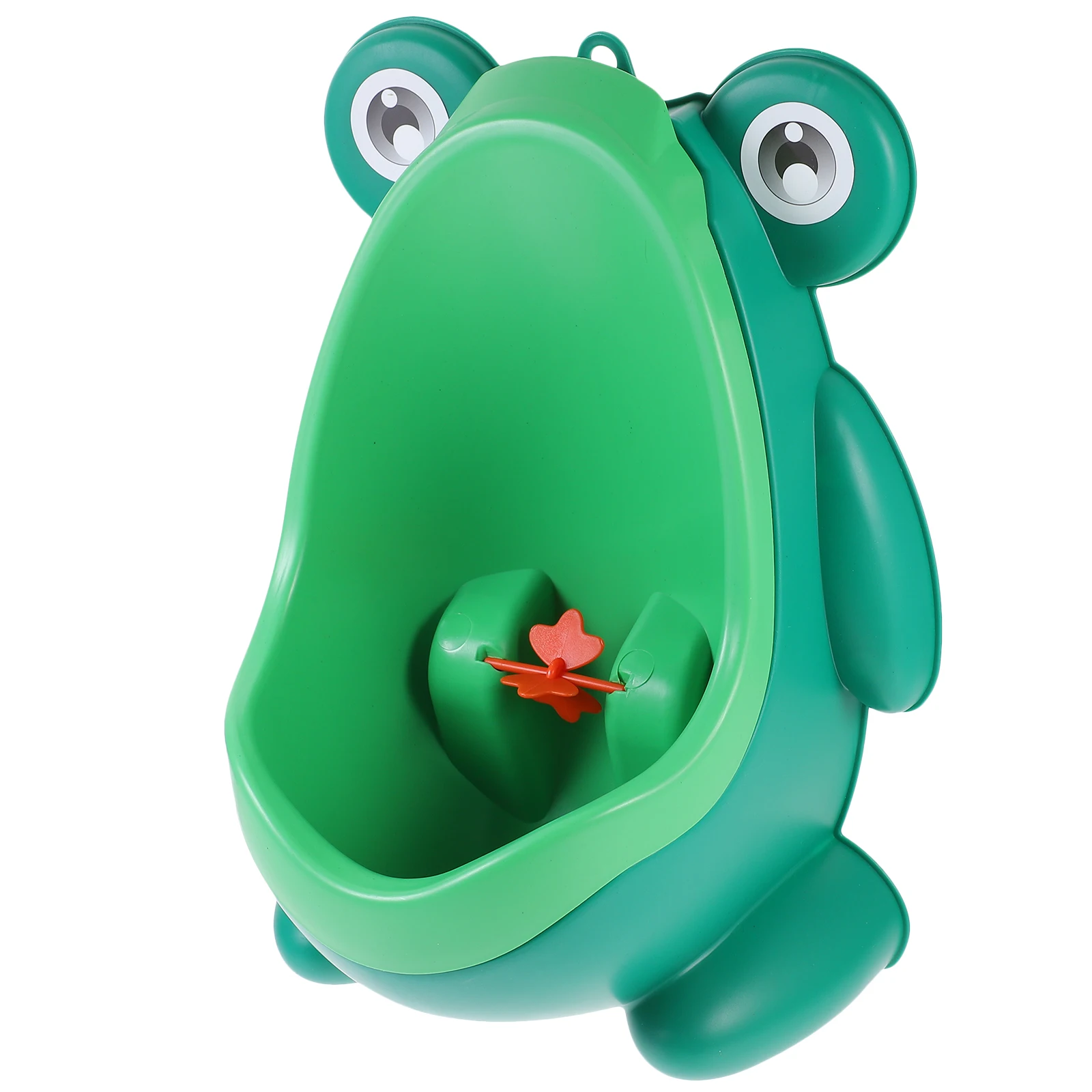 

1pc Cartoon Frog Green Potty Baby Boy Toilet Baby Toilet Training Shape Potty Aid Portable Wall Mountable Bathroom Accessory
