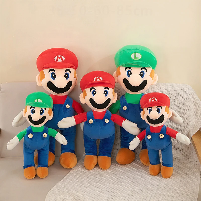 

Kawaii Plush Toy Mario Stuffed Doll Mario Super Mario Amigurumi Cute Cartoon Baby Gift for Kids Birthday Xmas Present Stuffed