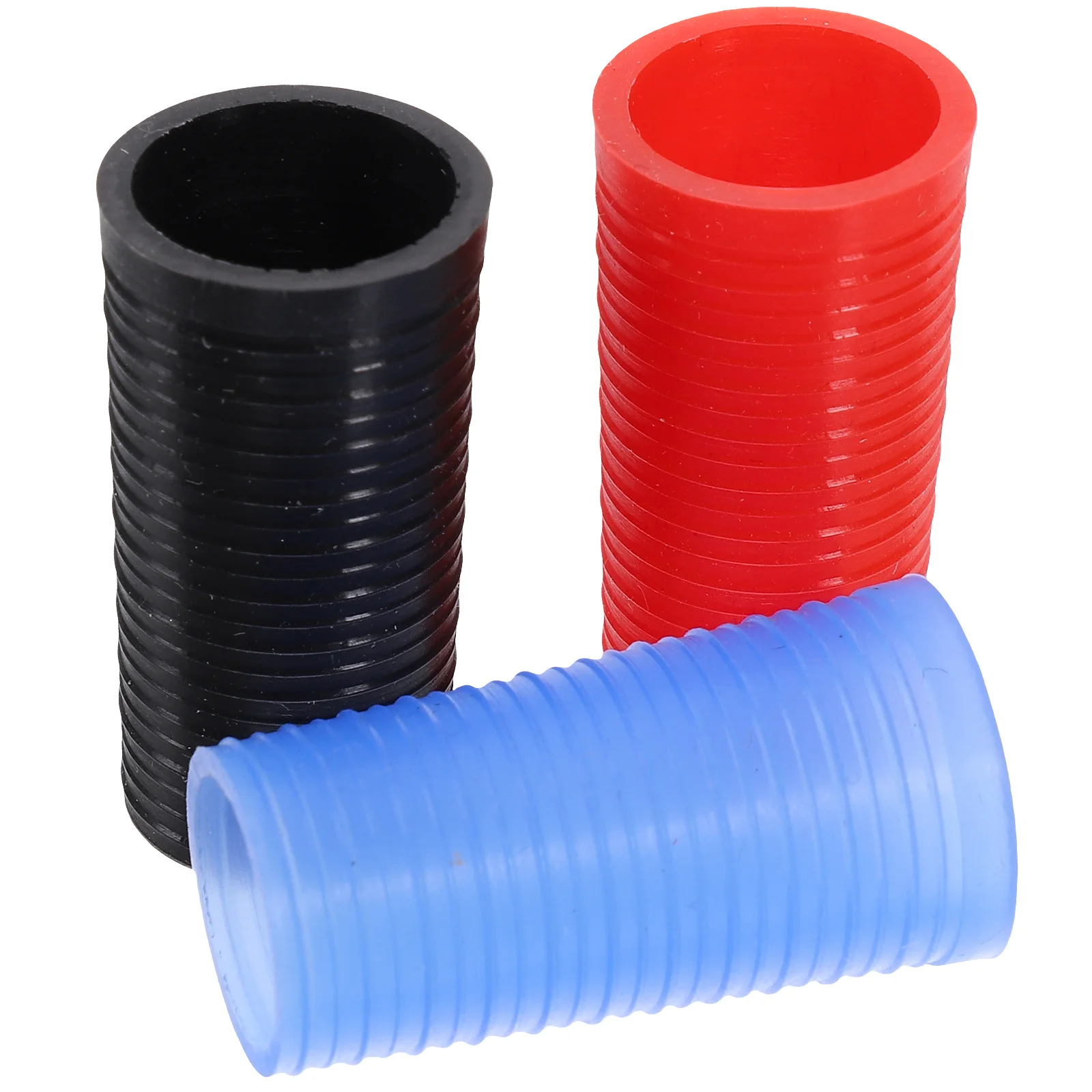 3 قطعة الساكسفون الفلين الدائري ألتو الرقبة يغطي خواتم مكون الملحقات هلام السيليكا سيليكون #6