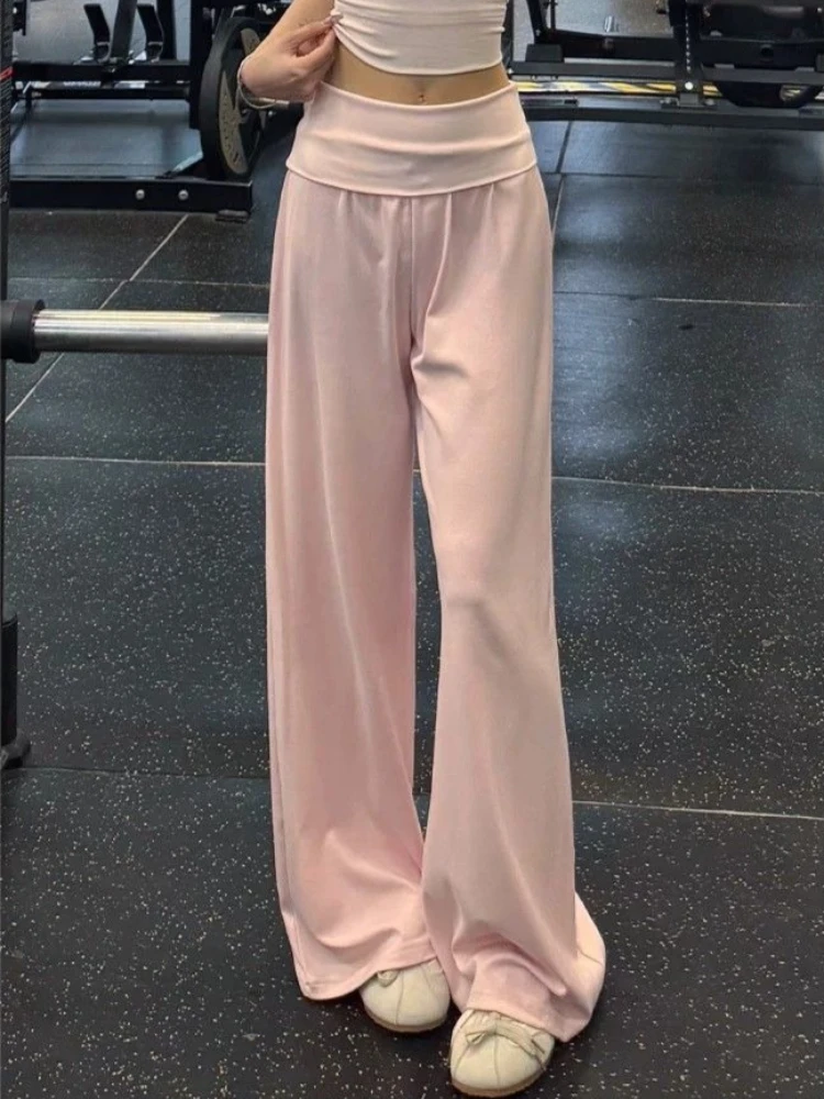 Sweet Style Color Contrast Spliced Sweatpants Women 2026 New Drawstring Elastic Waist Design Sports Pants Korea Chic Long Pants 6 Sweet Style Color Contrast Spliced Sweatpants Women 2026 New Drawstring Elastic Waist Design Sports Pants Korea Chic Long Pants 6