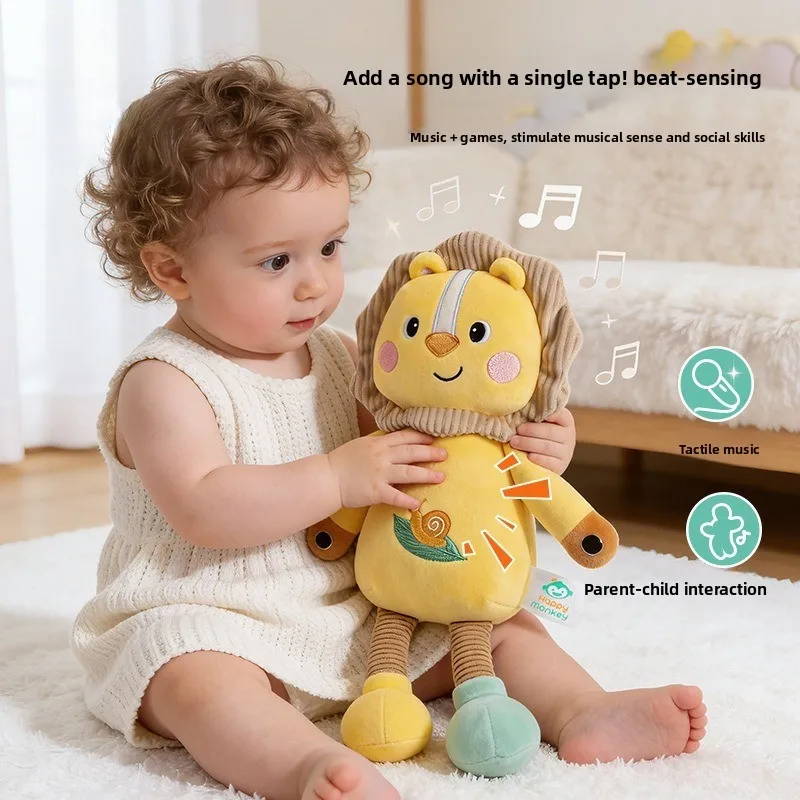 Children's Baby Doll Singing Interactive Early Education Baby Toy Cute Doll Does Not Include Battery