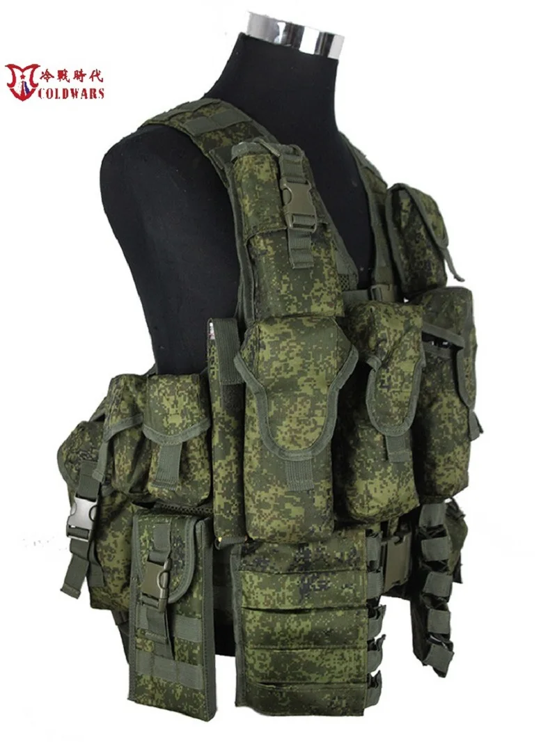 Imagem -02 - Exército Russo Colete Tático Equipamento de Combate Colete Tático Pequeno 6sh117