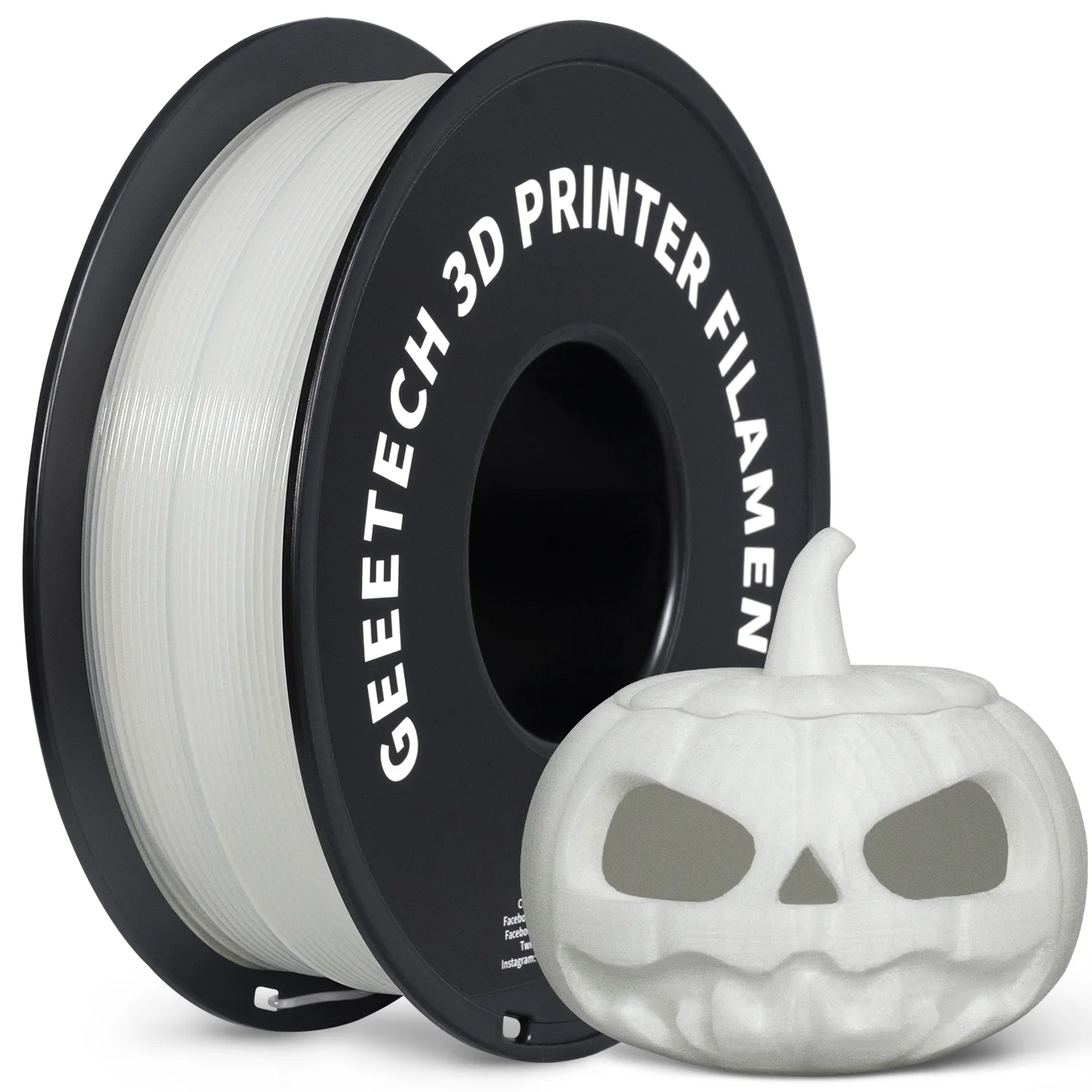 GEEETECH Luminous PLA Filament do drukarki 3D 1,75 mm ± 0,03 mm 1 kg Świecące w ciemności Plastikowe materiały do druku 3D PLA Hurtownia — zdjęcie produktu 7
