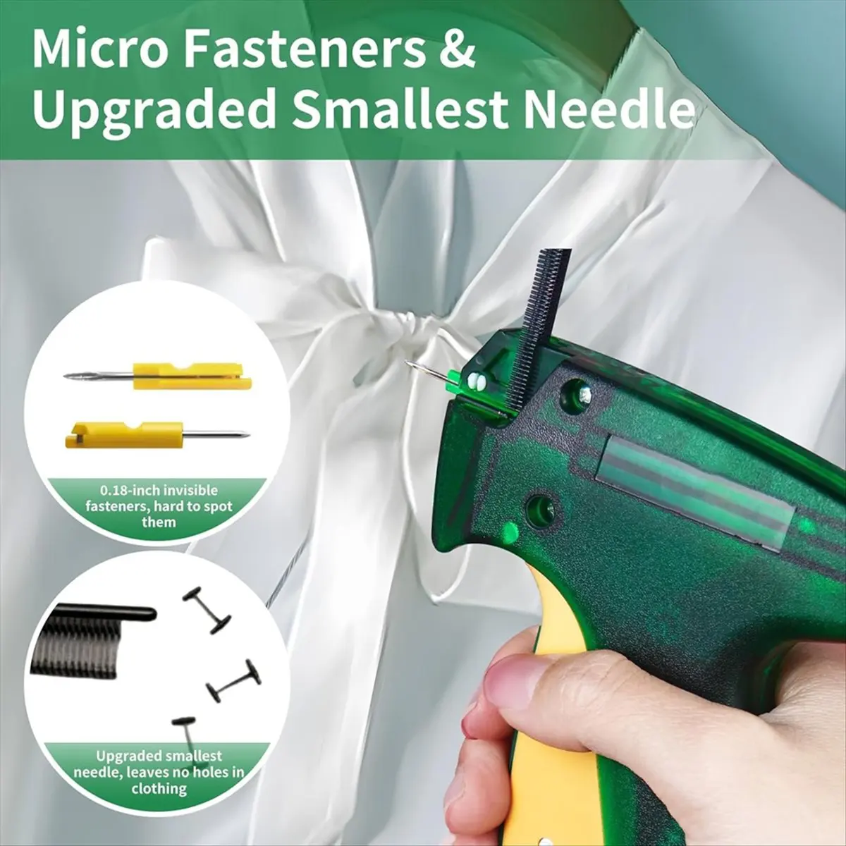 

Крепежные элементы SSR, 1200 шт., с 1 мини-иглой, 0,18-дюймовые мини-пластиковые крепления-зажимы для быстрой фиксации одежды, тип А