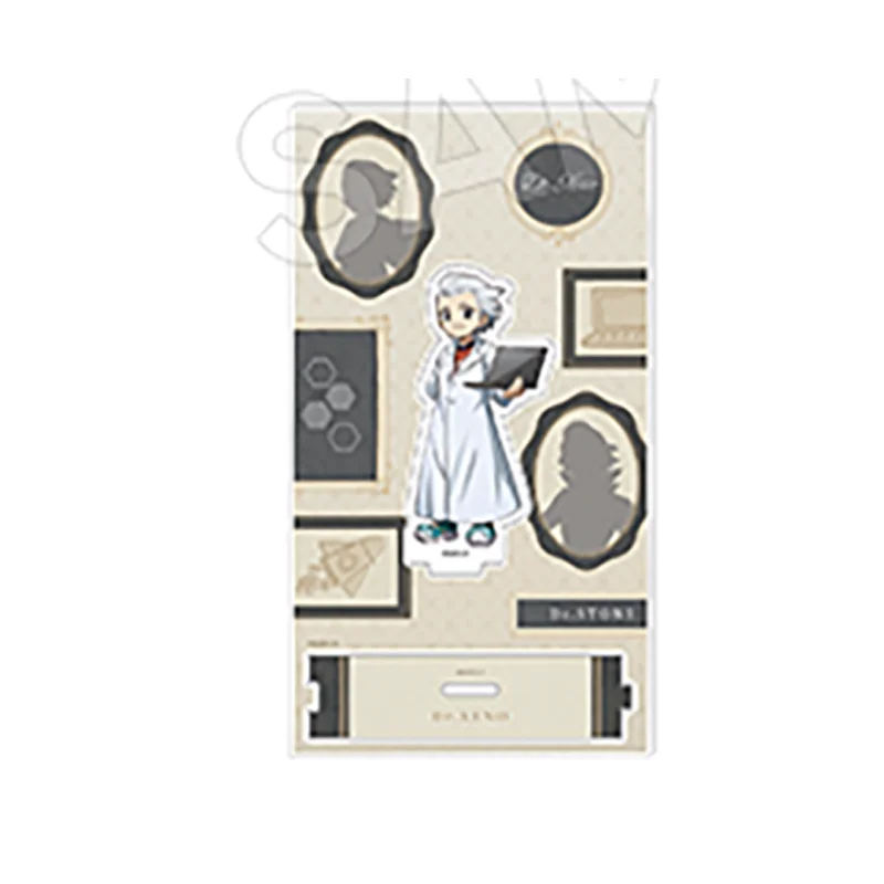 Anime Ishigami Senku Saionji Ukyo Nanami Ryusui Acrylic Stand Doll Game Asagiri Hyoga Figure Model Plate Cosplay Toy for Gift