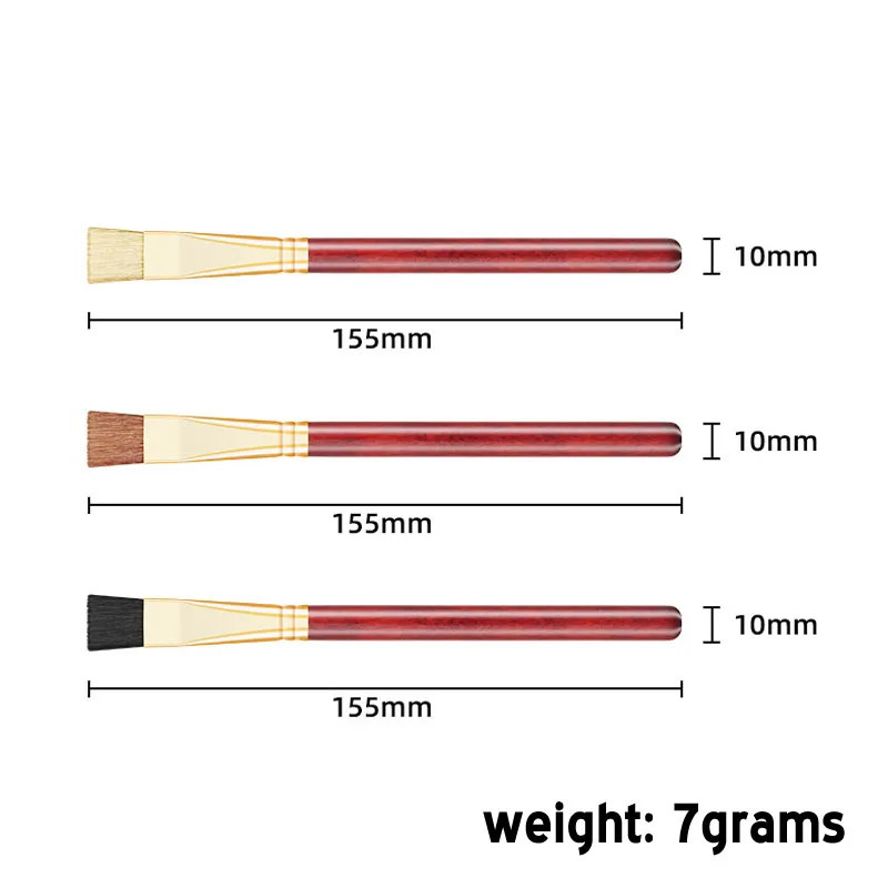 Soft Watch Movement Cleaning Brush Horse Hair Boar Bristle Nylon Watchmaker Watch Phone Repair Tool Keyboard Dust Remover Brush view 2