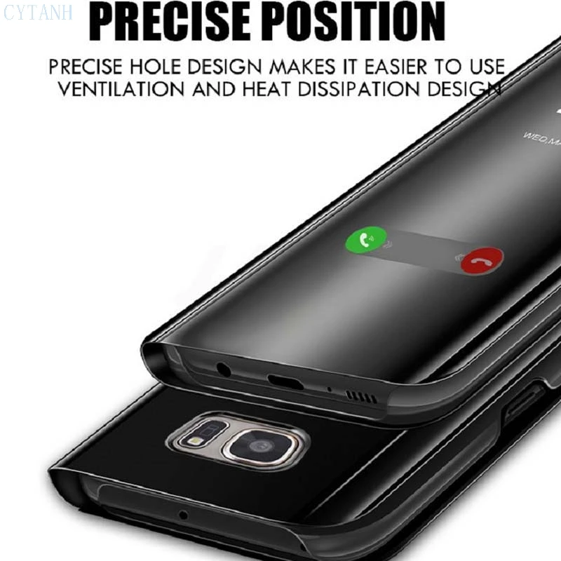 Luxury smart mirror flip phone case For Apple iPhone 17 16 15 14 13 11 12 Pro X S Max SE 2020 6 6S 7 8 Plus XR Mirror phone case